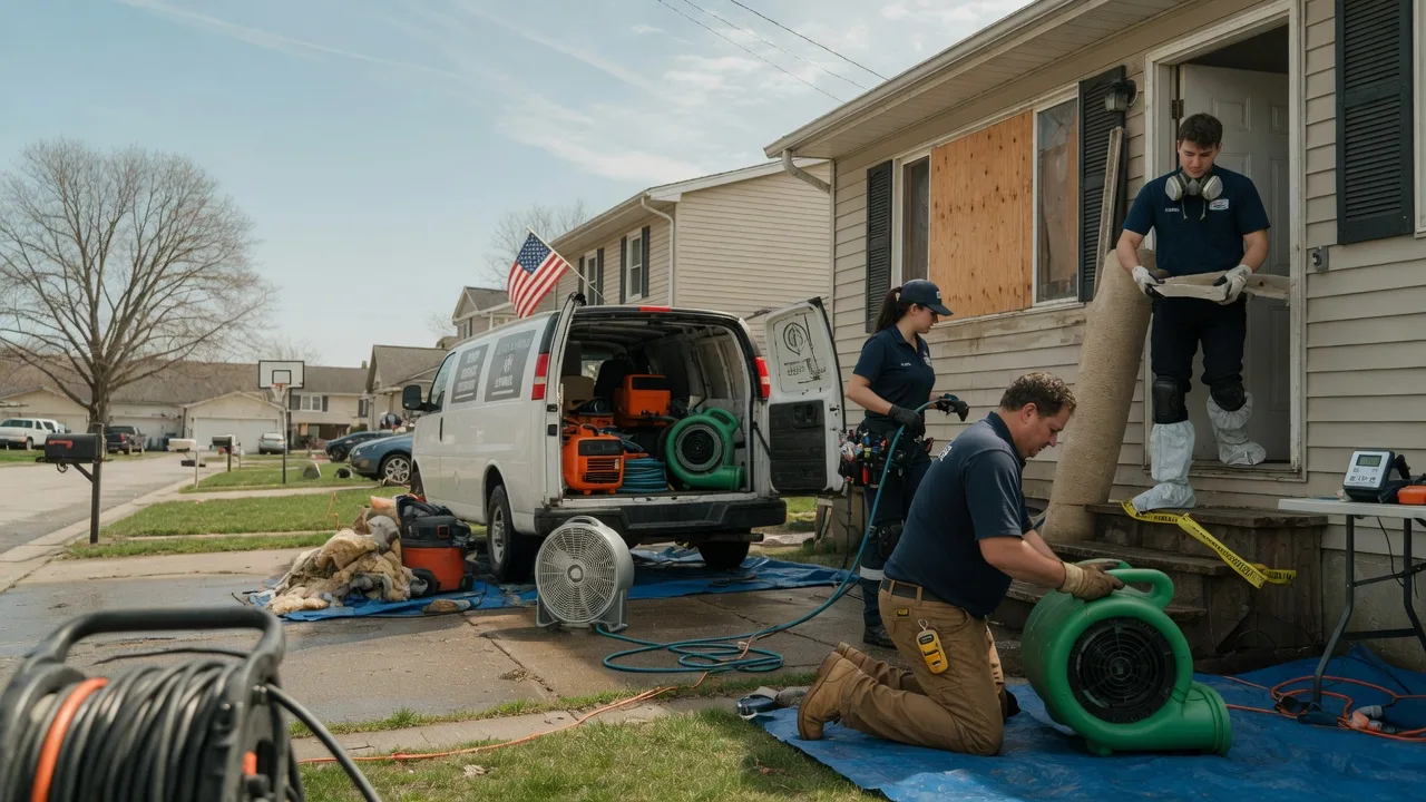 Water Damage Restoration in Hewitt, WI near me